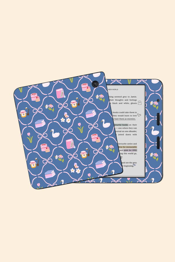 Bookish Blue - Kindle/Kobo Skin
