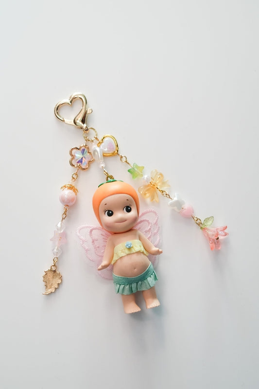 Orange Sonny Angel Keychain